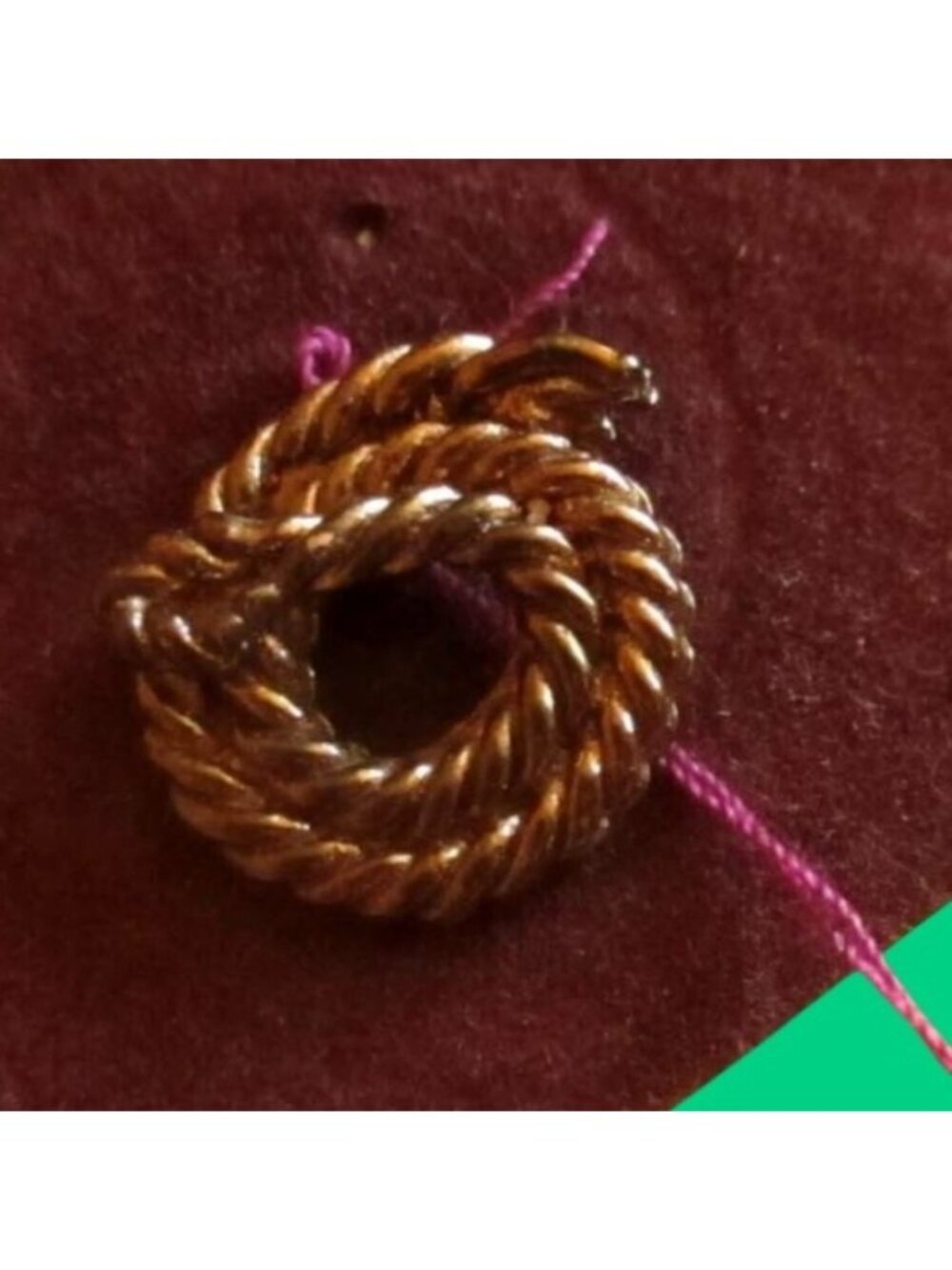 NEW NWT 60s VINTAGE 6/8" COWBOY RODEO LASSO ROPER LAPEL/JACKET PIN TIE TACK